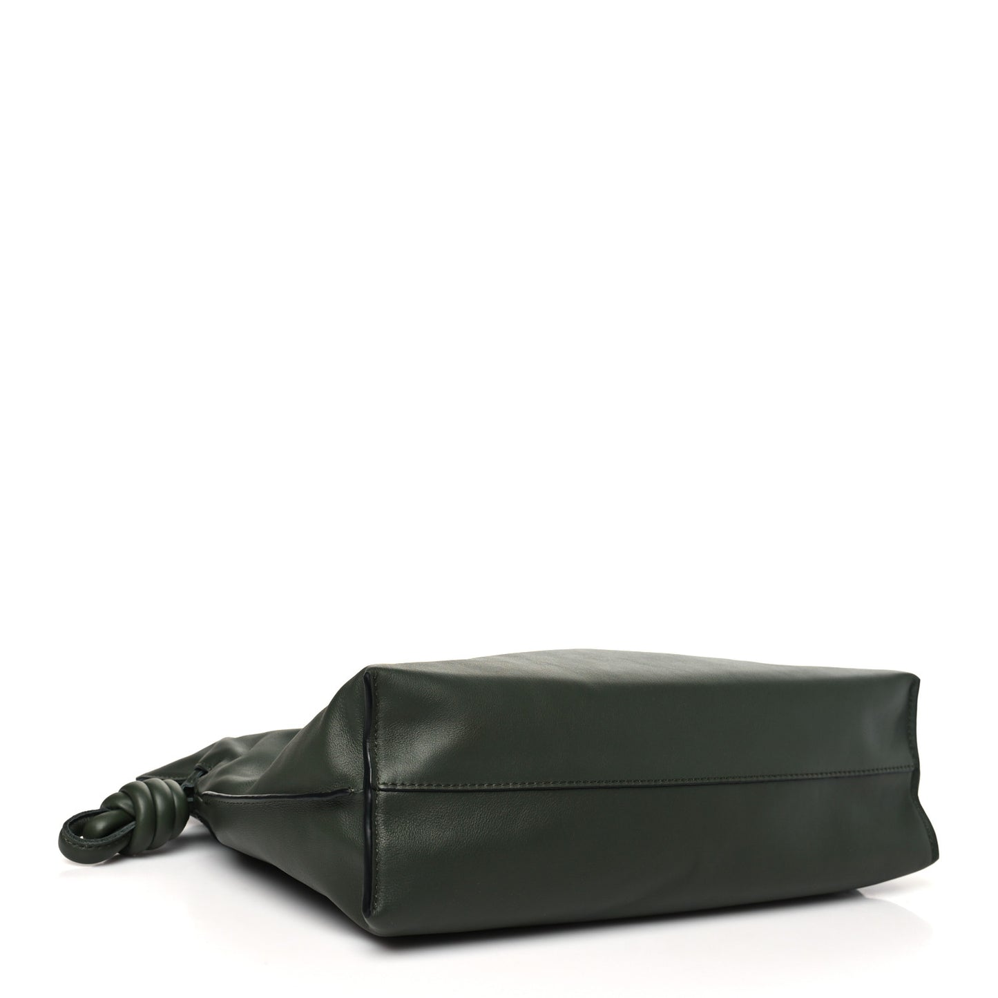 Calfskin Small Flamenco Knot Bag Avocado Green
