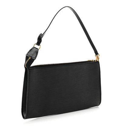 Louis Vuitton Epi Pochette Accessories 24 Black 3 of 10