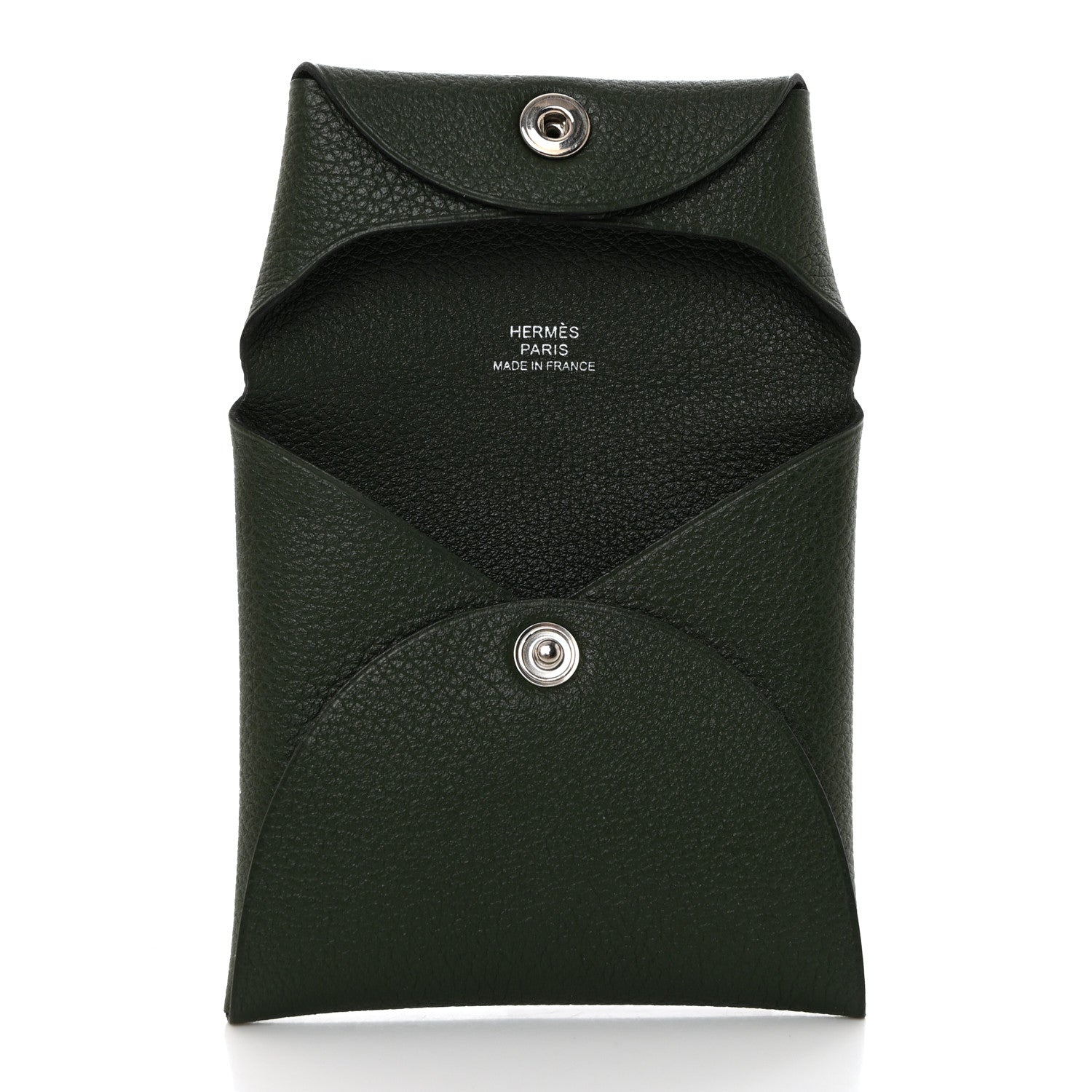 Hermes Evercolor Bastia Coin Purse Vert Anglais 4 of 7