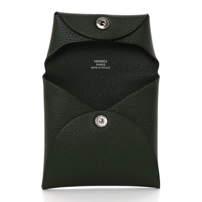 Hermes Evercolor Bastia Coin Purse Vert Anglais 4 of 7