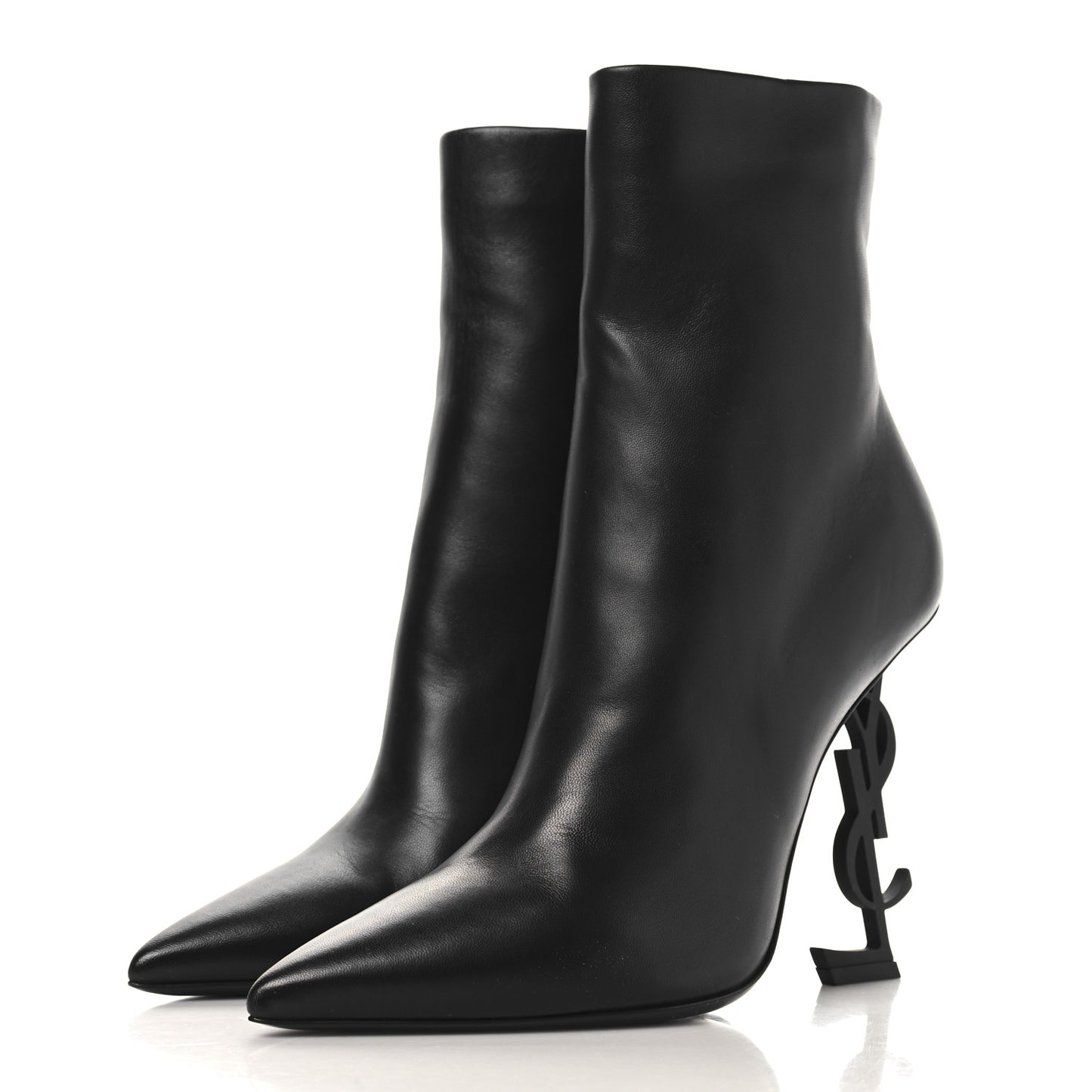 Calfskin Opyum Ankle Boots 39 Black