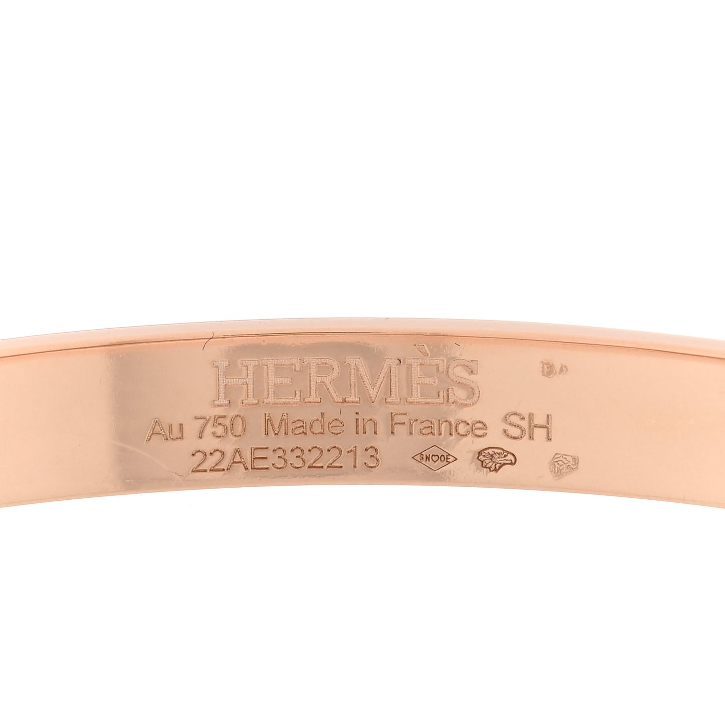18K Rose Gold Diamond PM Kelly Pave Bracelet SH