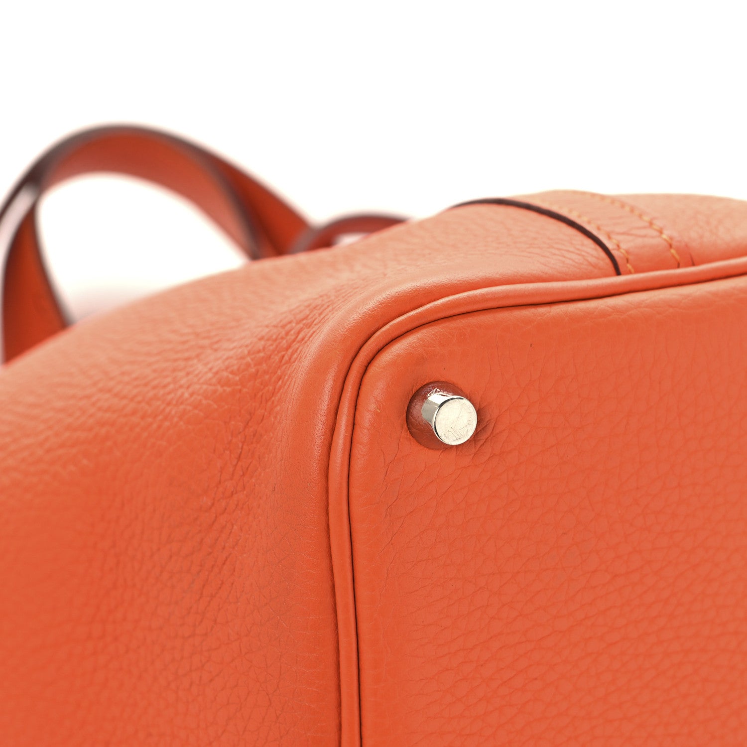 Hermes Taurillon Clemence Picotin Lock 18 PM Orange 9 of 15