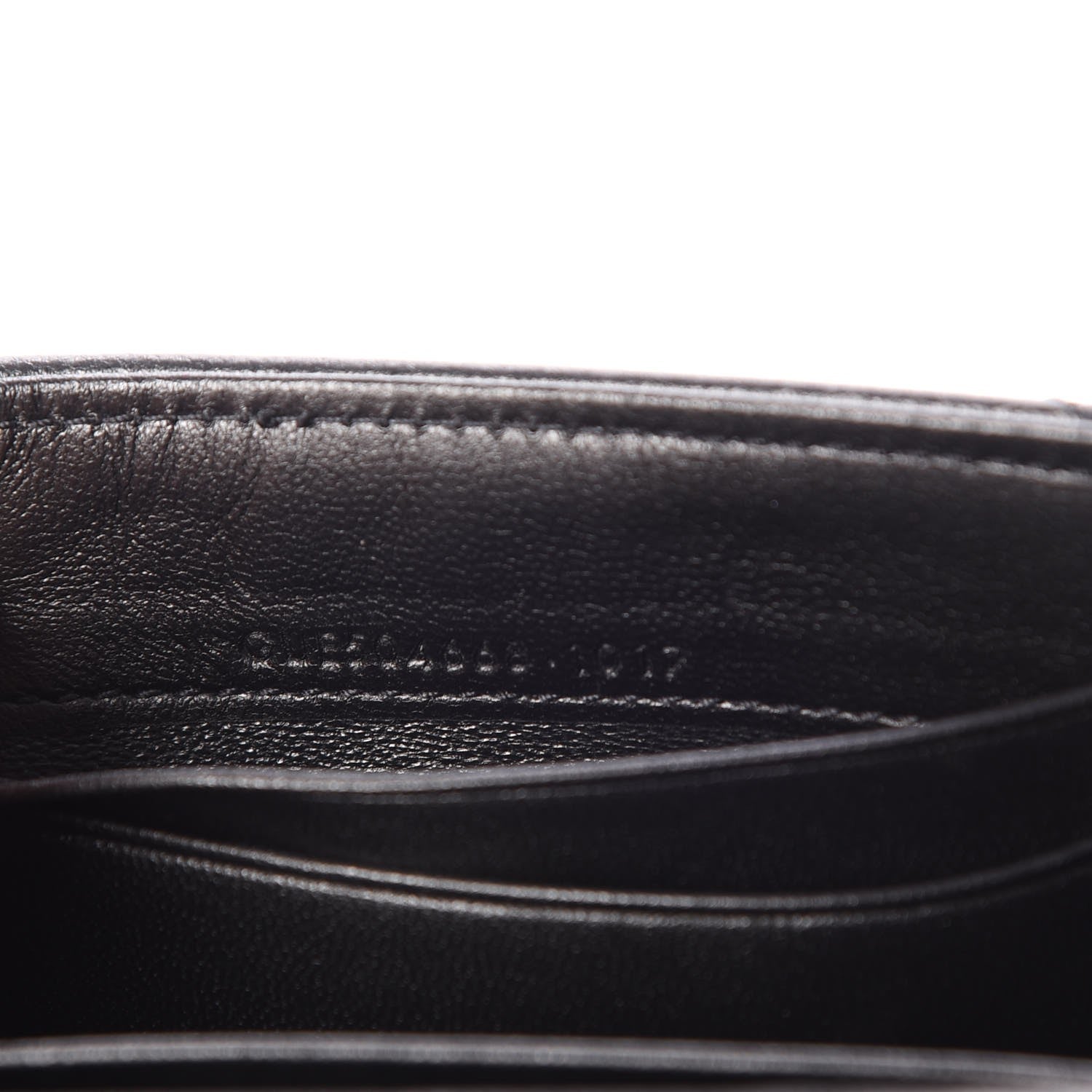 Saint Laurent Lambskin Y Quilted Monogram Small Loulou Envelope Wallet Black 8 of 8