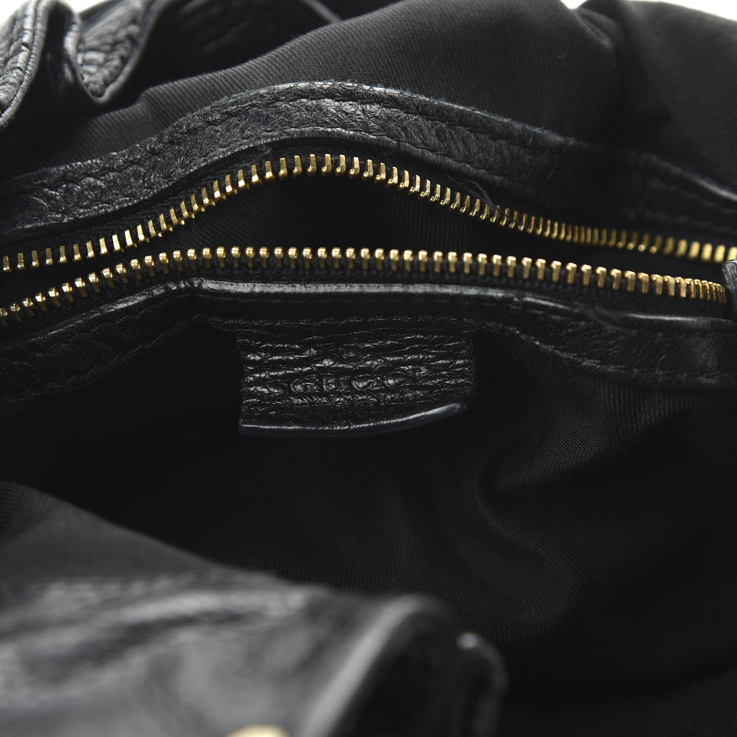 Gucci Calfskin Studded Large Pelham Tote Black 8 of 11