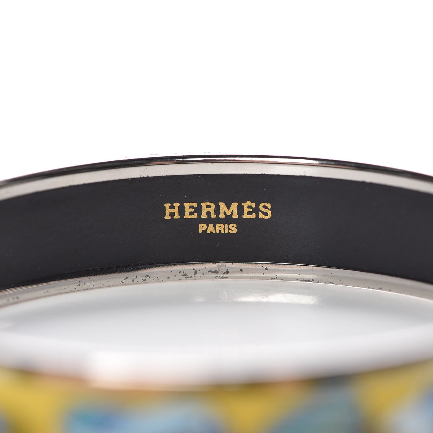 Hermes Enamel Printed Narrow Thalassa Boats Bracelet 65 4 of 5