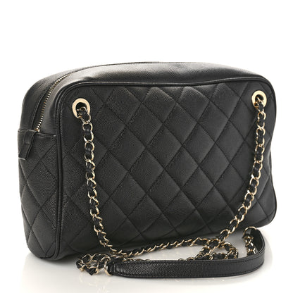 Chanel Caviar Quilted Medium In & Out Camera Case Black 3 of 9