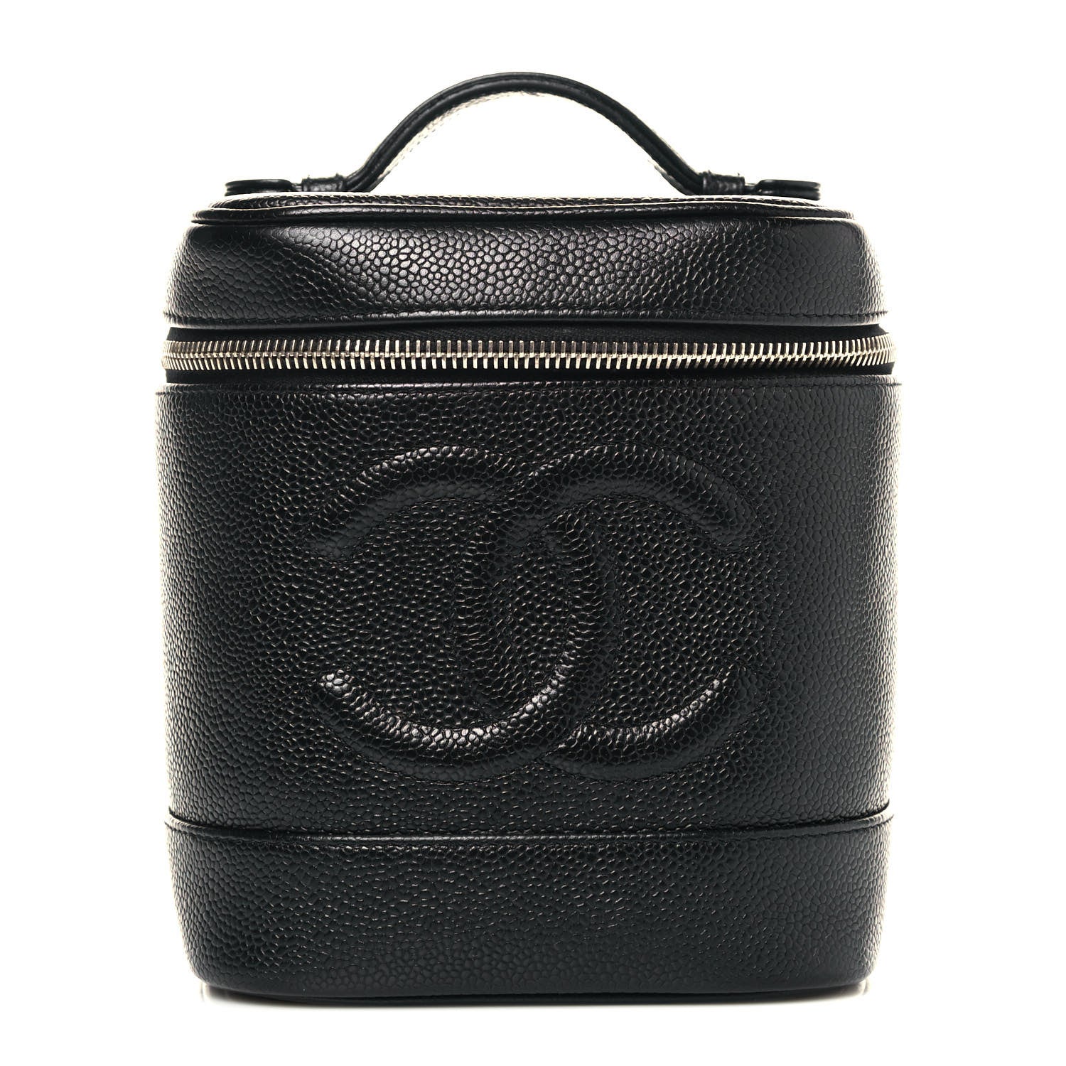Chanel Caviar Vanity Cosmetic Case Black 1 of 15