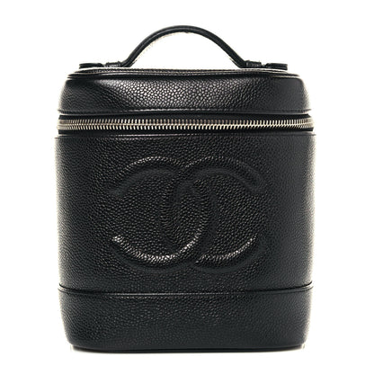 Chanel Caviar Vanity Cosmetic Case Black 1 of 15