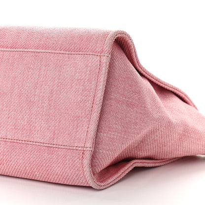 Chanel Canvas Medium Deauville Tote Pink 9 of 9