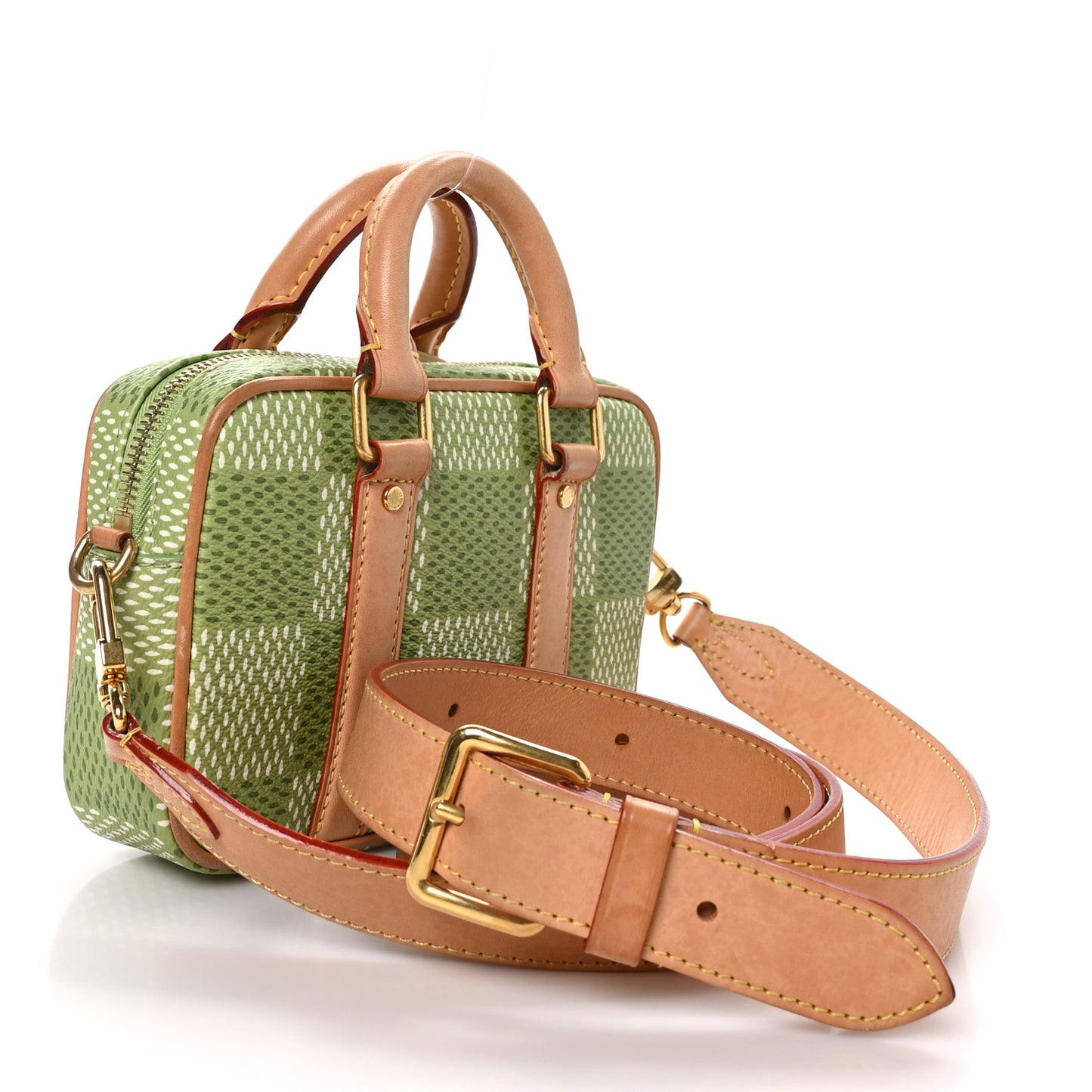 Damier Golf Nano Porte Documents Voyage Green