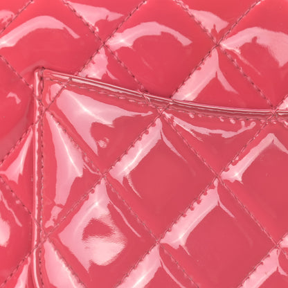 Chanel Patent Calfskin Quilted Mini Rectangular Flap Pink 11 of 11