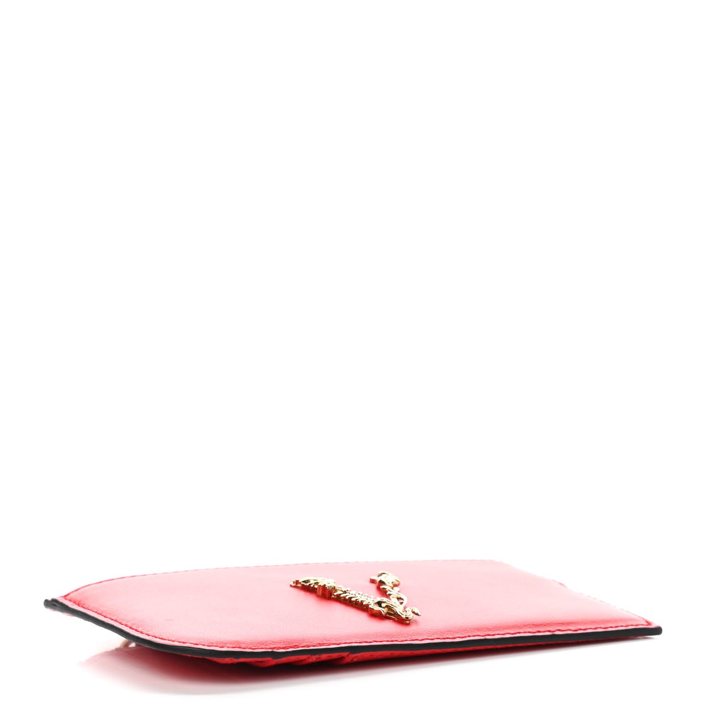 Nappa Virtus V Zip Pouch Card Holder Red