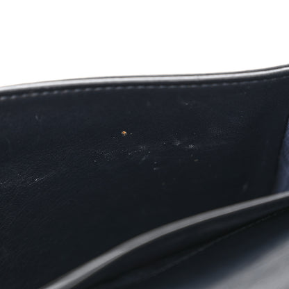 Christian Dior Oblique Saddle Chain Long Wallet Blue 13 of 15