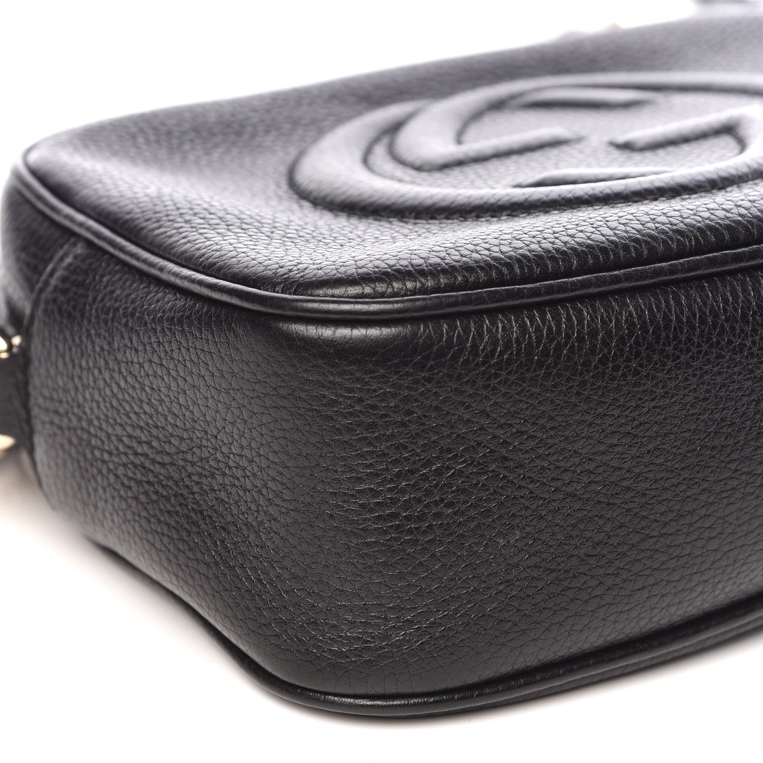 Gucci Pebbled Calfskin Small Soho Disco Bag Black 8 of 10