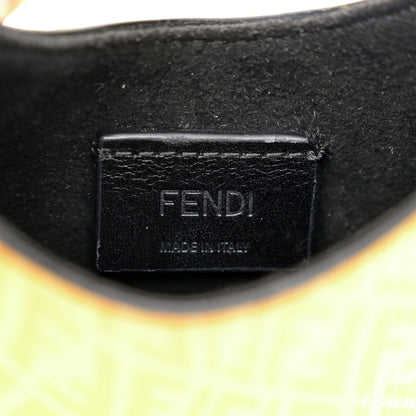 Fendi X SARAH COLEMAN Glazed Fabric Micro FF Vertigo Phone Holder Cyber Mimosa 6 of 11