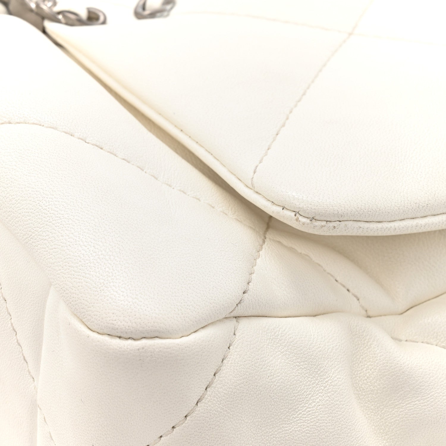Chanel Lambskin Quilted Medium Chanel 19 Flap White 12 of 16