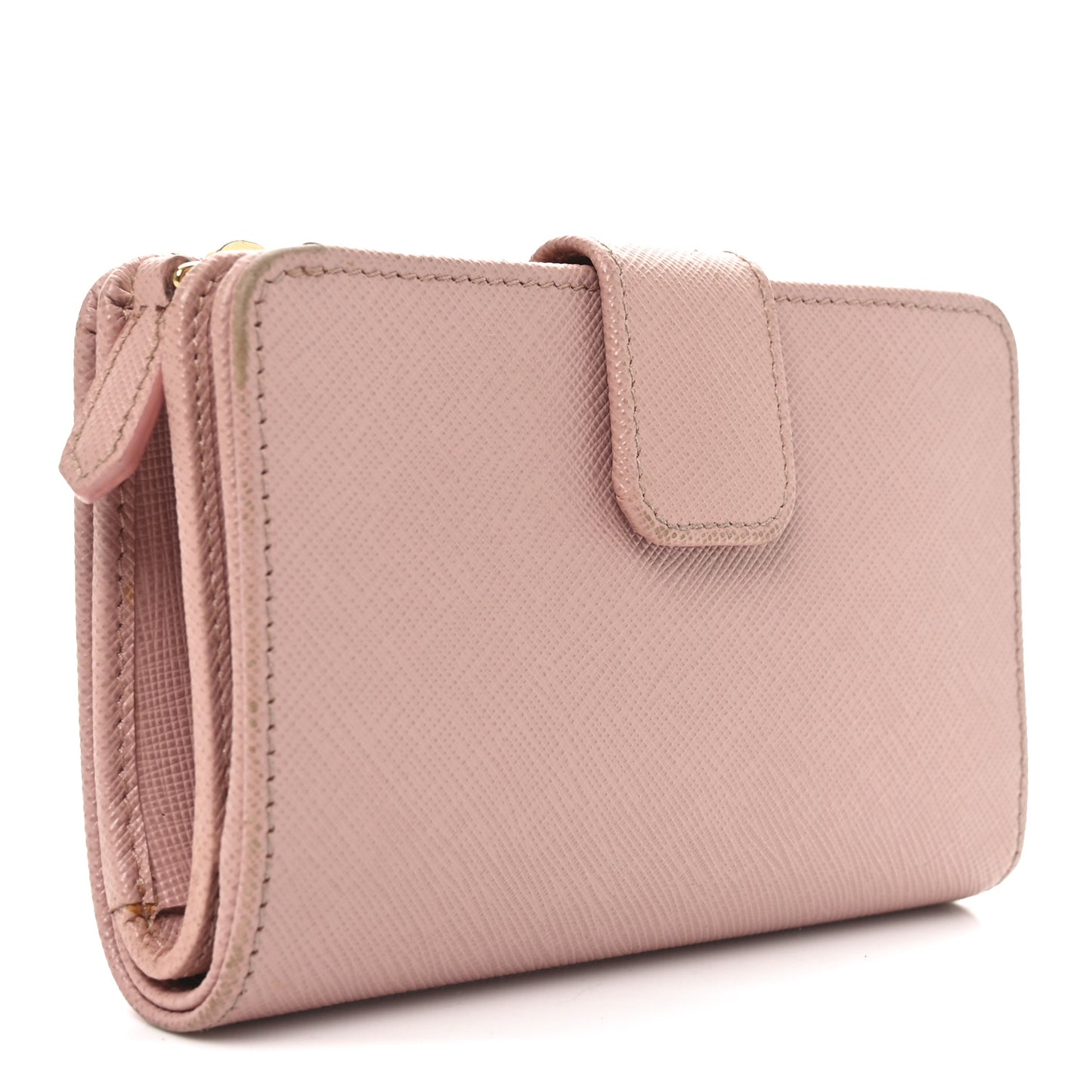 Saffiano Metal Compact Wallet Orchidea