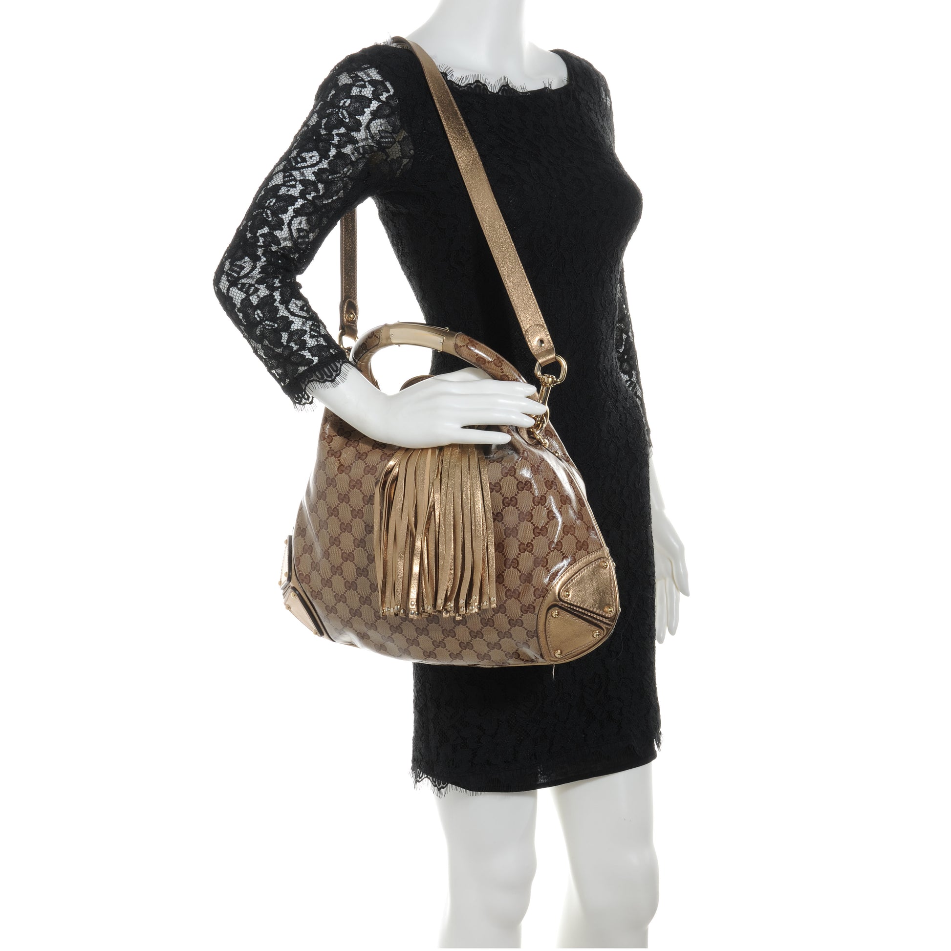 Gucci Crystal Monogram Small Indy 2 of 8