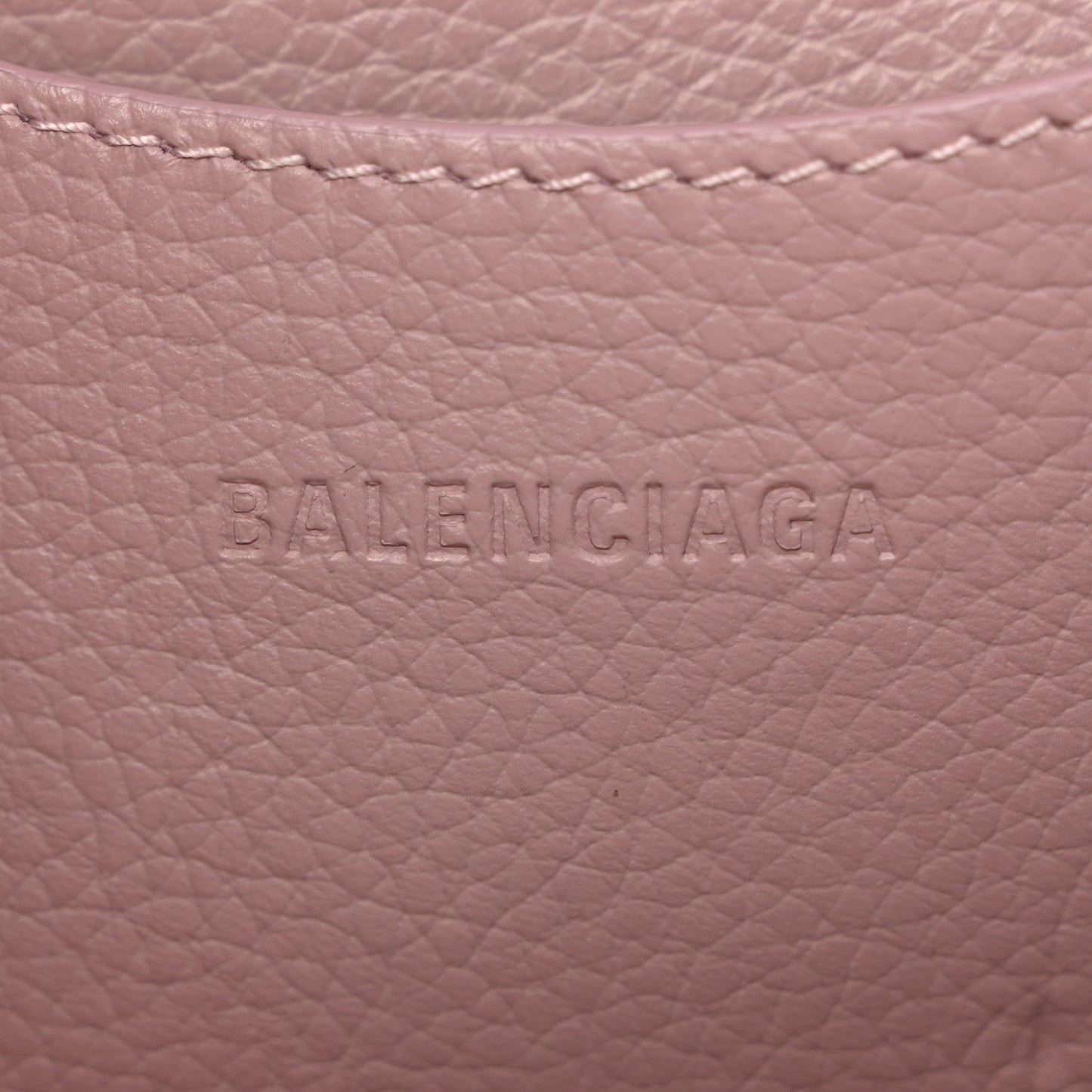 Grained Calfskin Neo Classic Silver Hardware S City Powder Pink