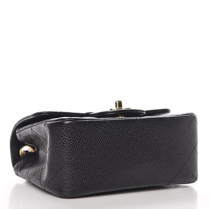Chanel Caviar Quilted Mini Square Flap Black 4 of 11