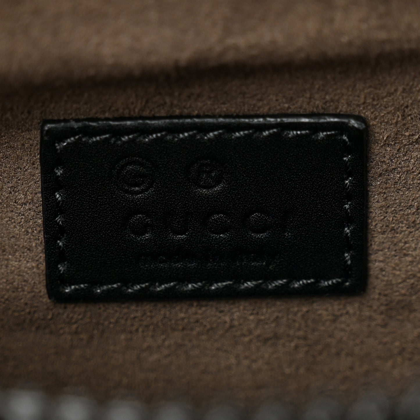 GG Supreme Monogram Belt Bag Black