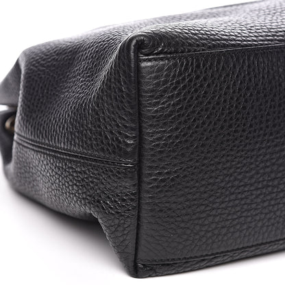 Gucci Pebbled Calfskin Medium Soho Chain Shoulder Bag Black 8 of 14