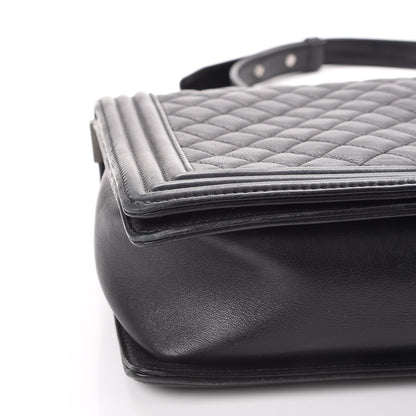 Chanel Calfskin Quilted Large Boy Flap Black 8 of 14