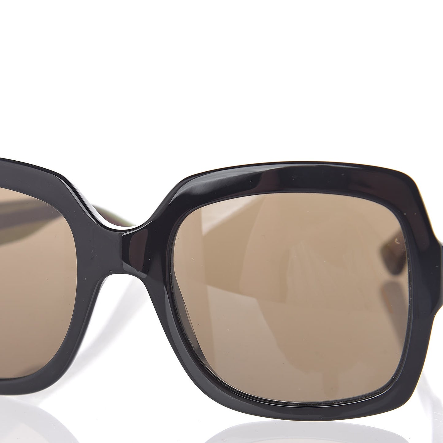 Oversize Square Web GG 0036S Sunglasses Black