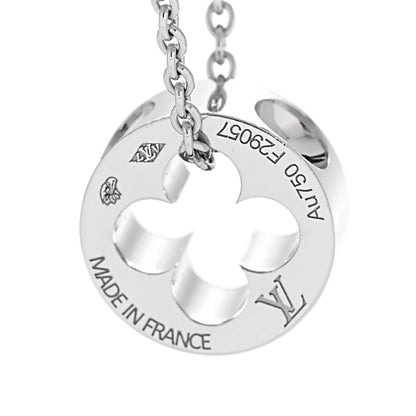Louis Vuitton 18K White Gold Empreinte Pendant Necklace 5 of 5