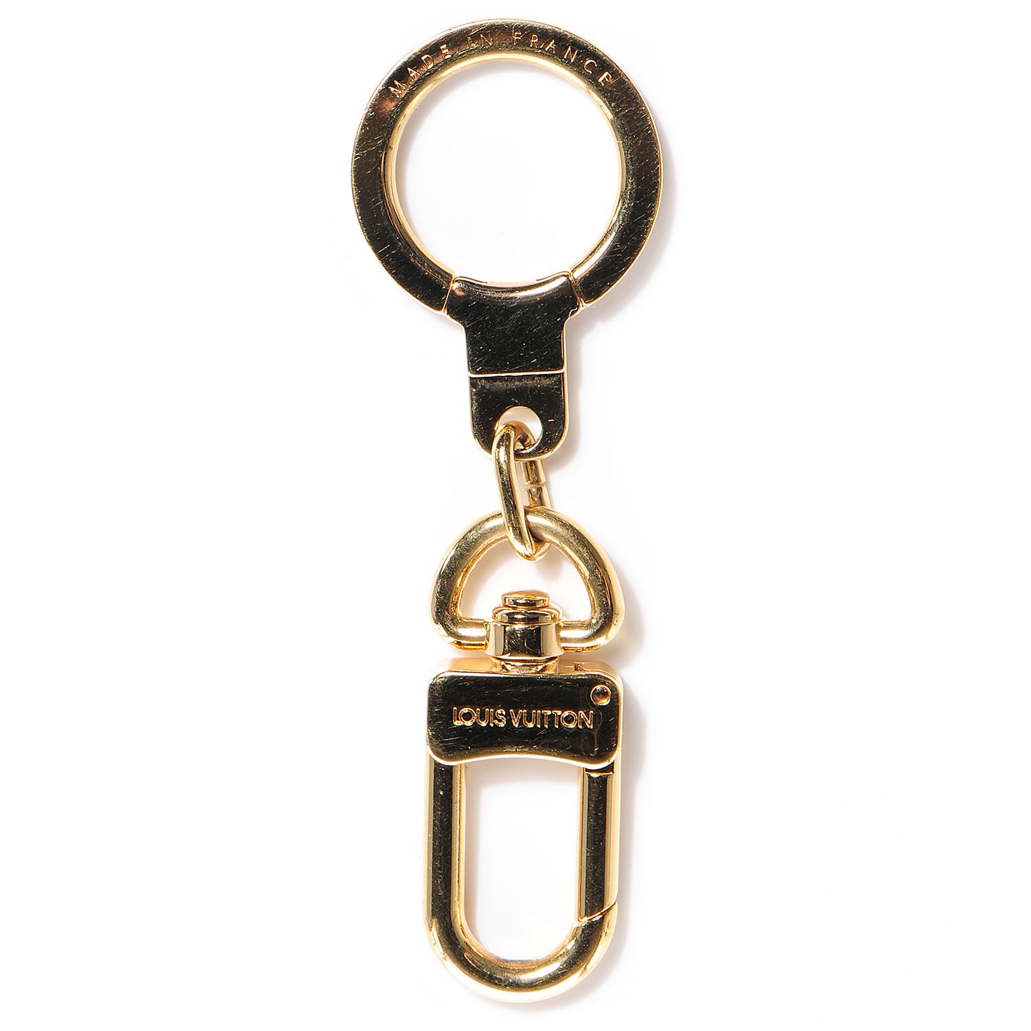 Louis Vuitton Gold Pochette Extender Key Ring 1 of 4
