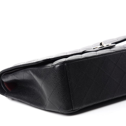 Chanel Caviar Quilted Maxi Double Flap Black 6 of 11