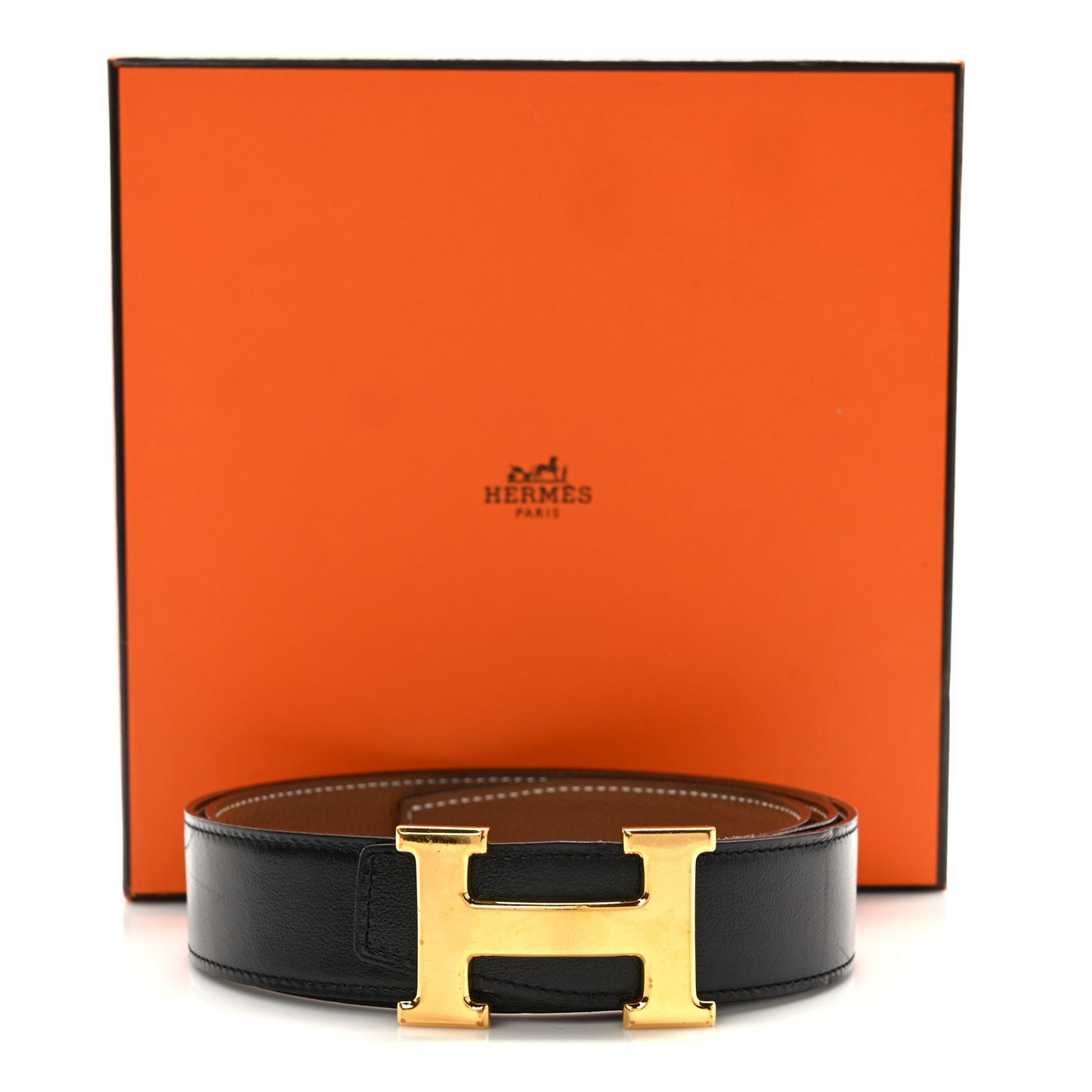 Box Togo 32mm H Belt 90 36 Black Gold