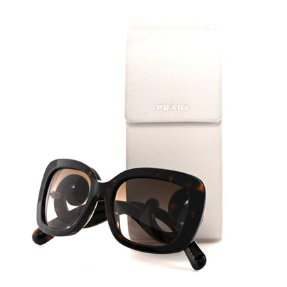Prada Acetate Baroque Sunglasses SPR 27O Tortoise 9 of 9