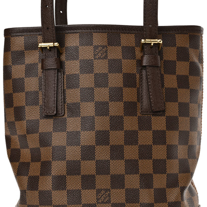 Louis Vuitton Damier Ebene Marais Bucket 23 7 of 10