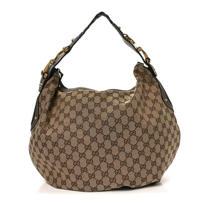 Gucci Monogram Medium Pelham Hobo Grey 1 of 10
