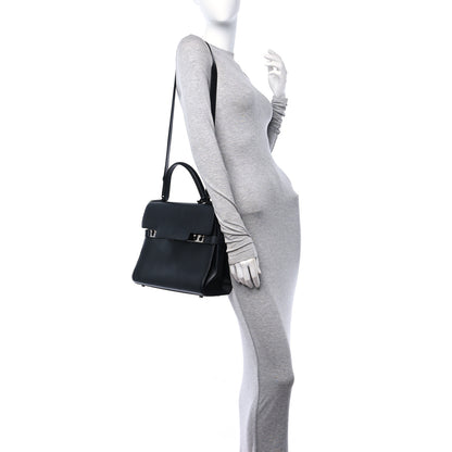 Delvaux Calfskin MM Tempete Satchel Black 3 of 14