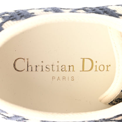 Christian Dior Canvas Oblique Walk'N'Dior Low Top Sneakers 35 Deep Blue 8 of 10