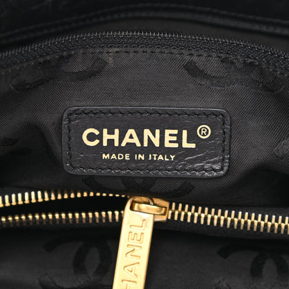 Chanel Straw Raffia Tote Black 6 of 11