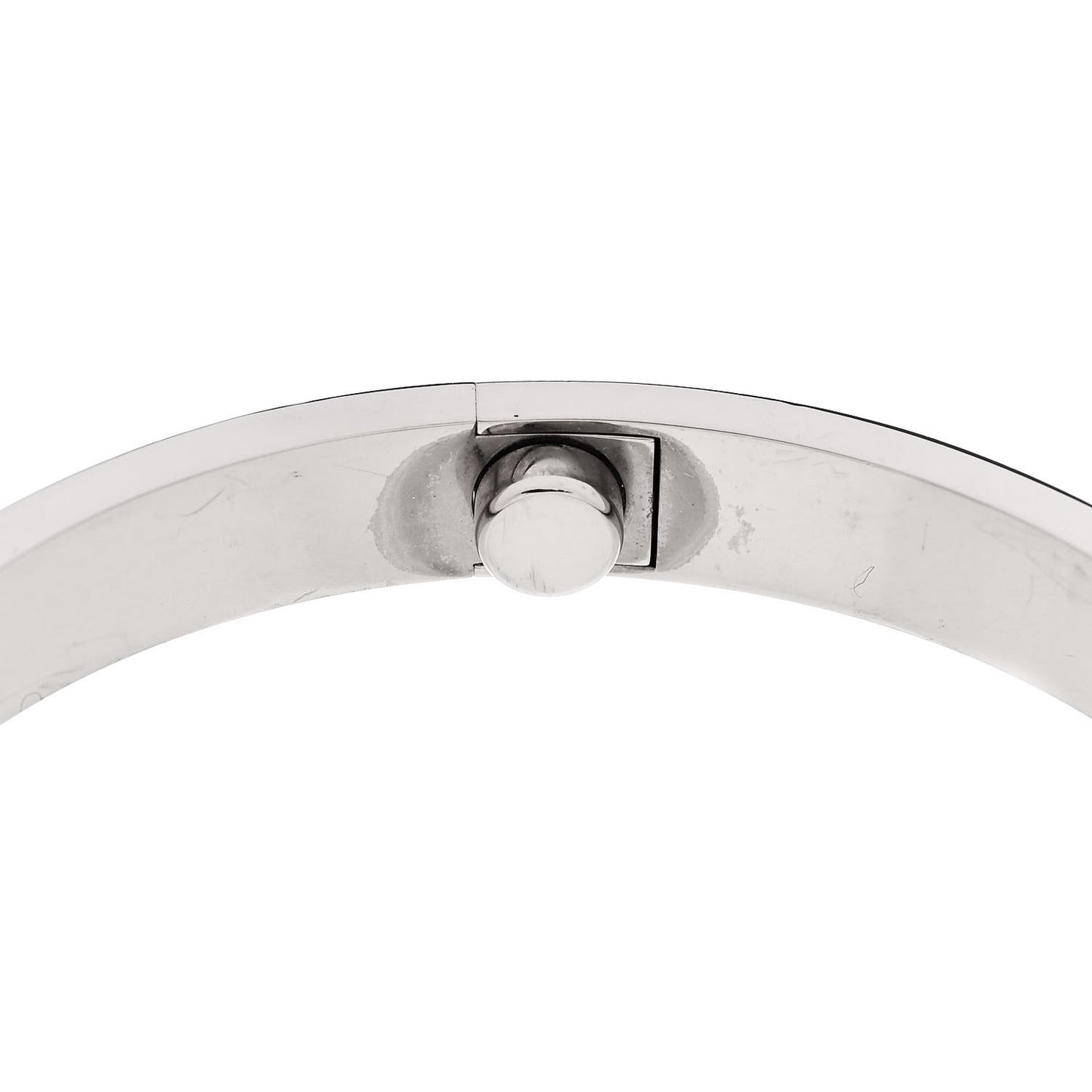 18K White Gold LOVE Bracelet 17
