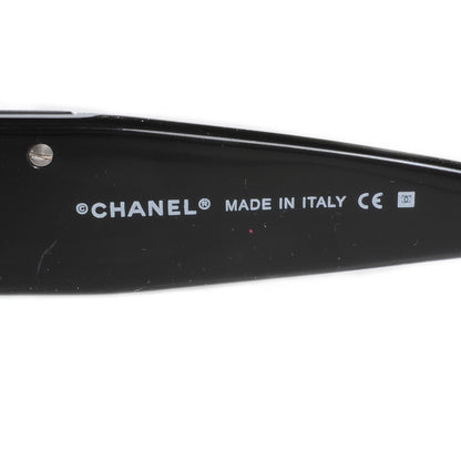 Chanel Crystal CC Logo Sunglasses 4117 B Black 4 of 6