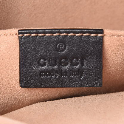 Gucci Calfskin Matelasse GG Marmont Belt Bag 95 38 Black 6 of 9