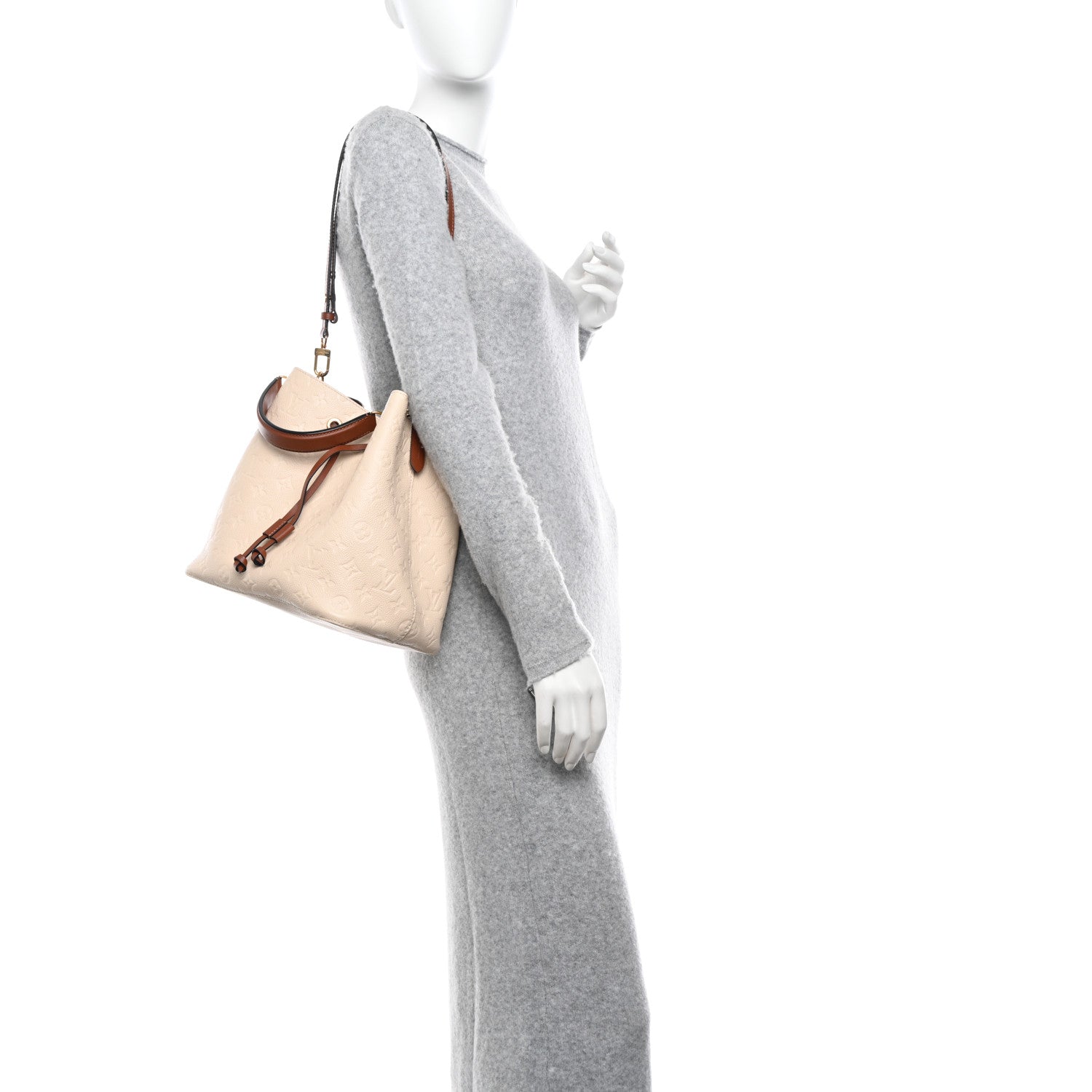 Louis Vuitton LOUIS VUITTON Empreinte Neonoe MM Cream 2 of 10