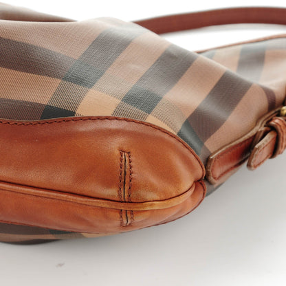 Burberry Smoked Check Hartham Shoulder Bag Brown 9 of 10