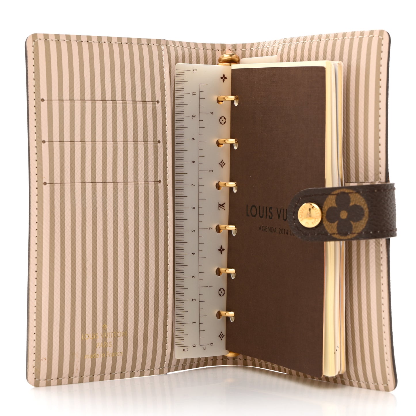 Monogram Trunks and Locks Small Ring Agenda Cover
