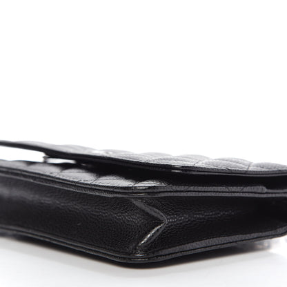 Chanel Caviar Quilted Wallet On Chain WOC Black 7 of 10