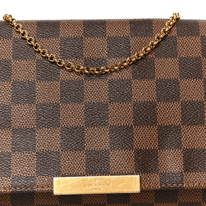 Louis Vuitton Damier Ebene Favorite MM 8 of 10