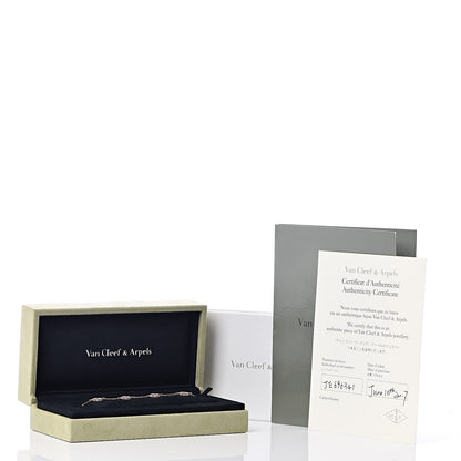 Van Cleef & Arpels 18K Rose Gold 6 Motifs Sweet Alhambra Bracelet 5 of 5