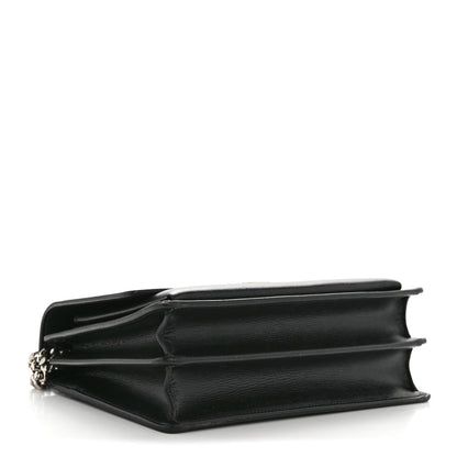 Saint Laurent Calfskin Medium Monogram Sunset Black 4 of 16