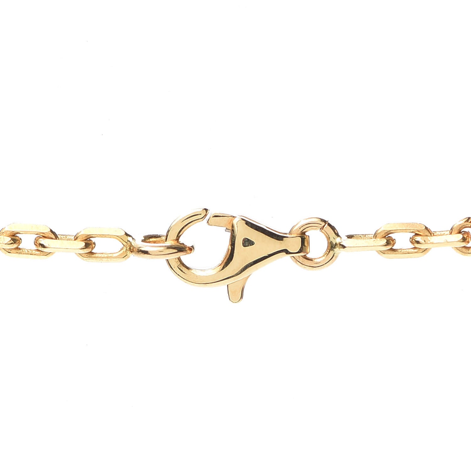 Van Cleef & Arpels 18K Yellow Gold Mother of Pearl 10 Motifs Vintage Alhambra Necklace 3 of 6
